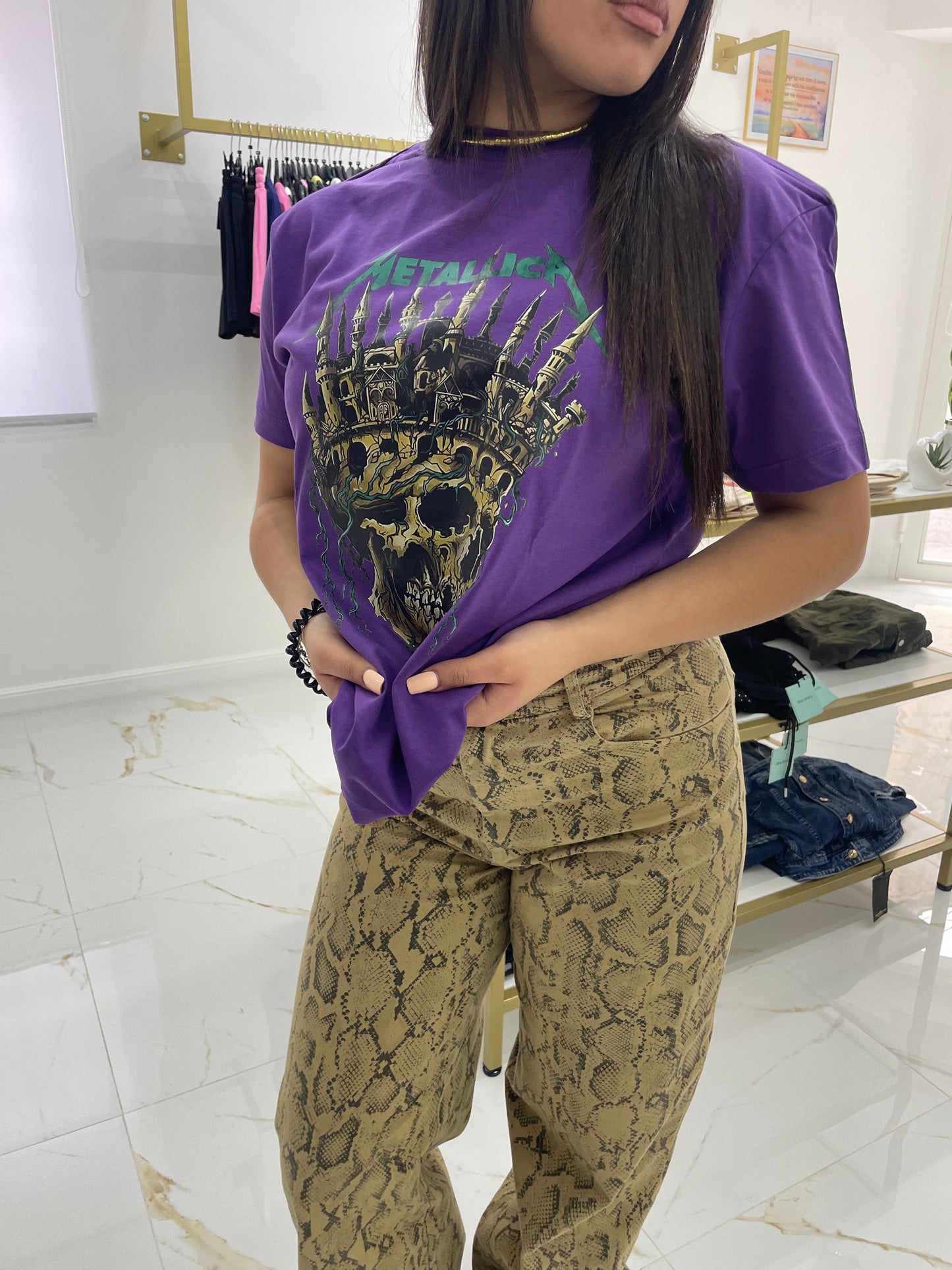 T shirt barockandroll metallica