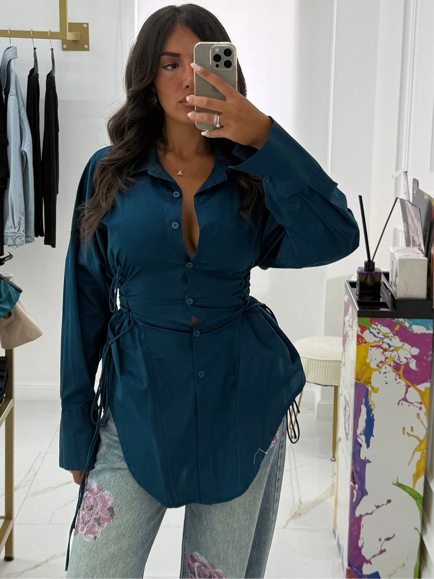 Camicia Bustier Long