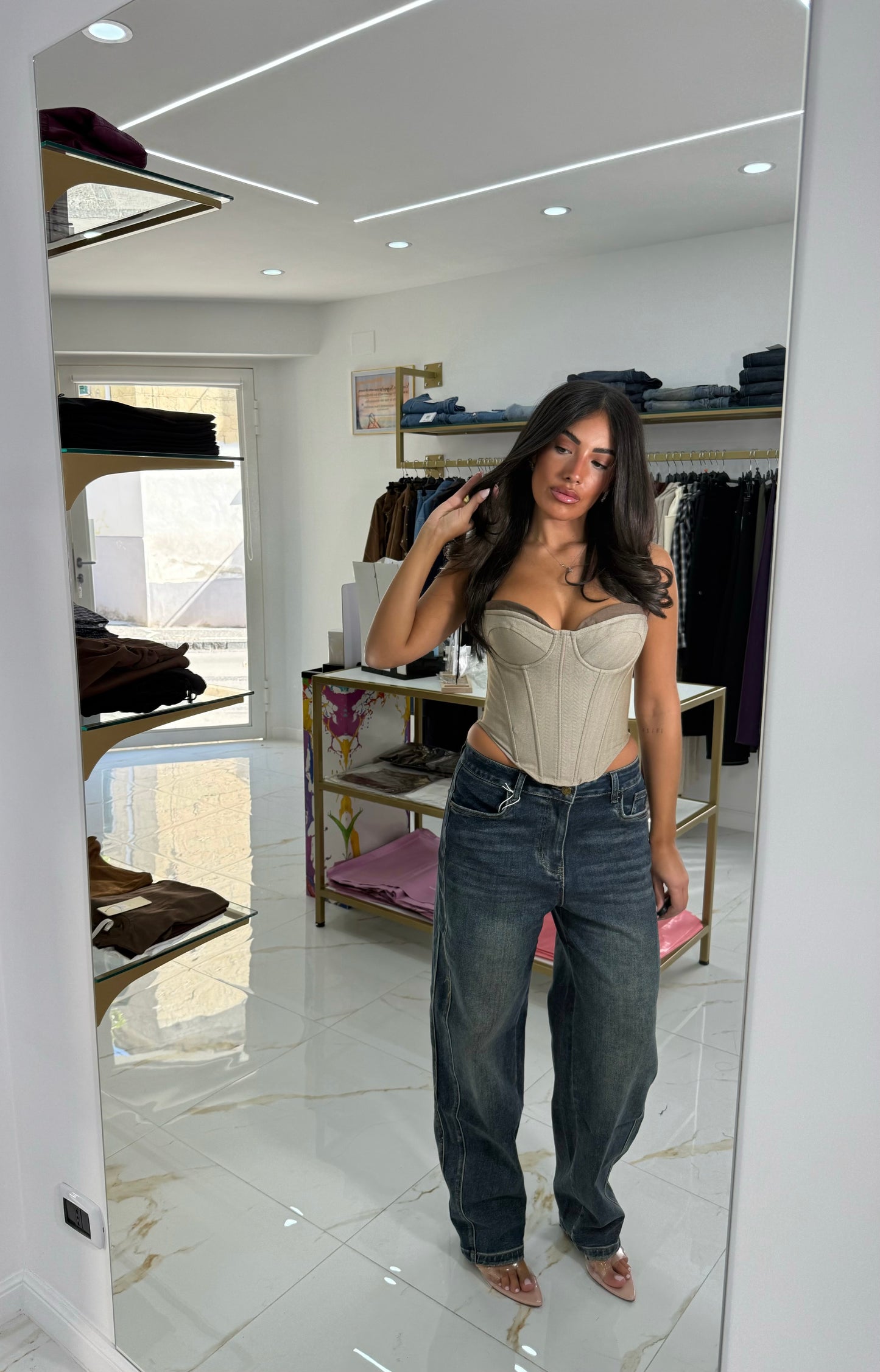 Denim Ballon Honey