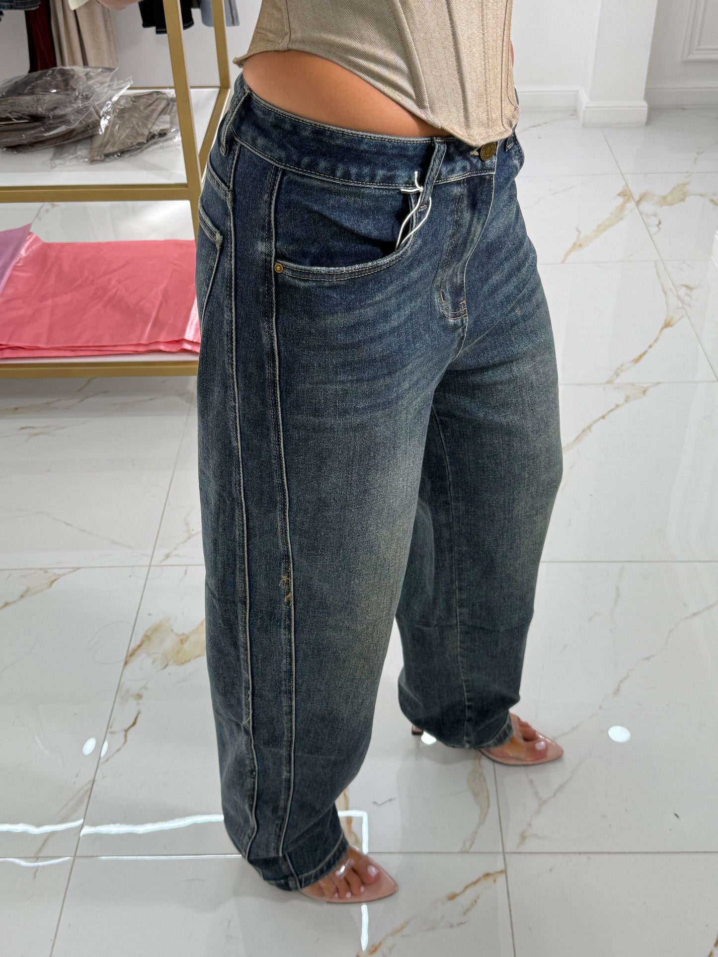 Denim Ballon Honey