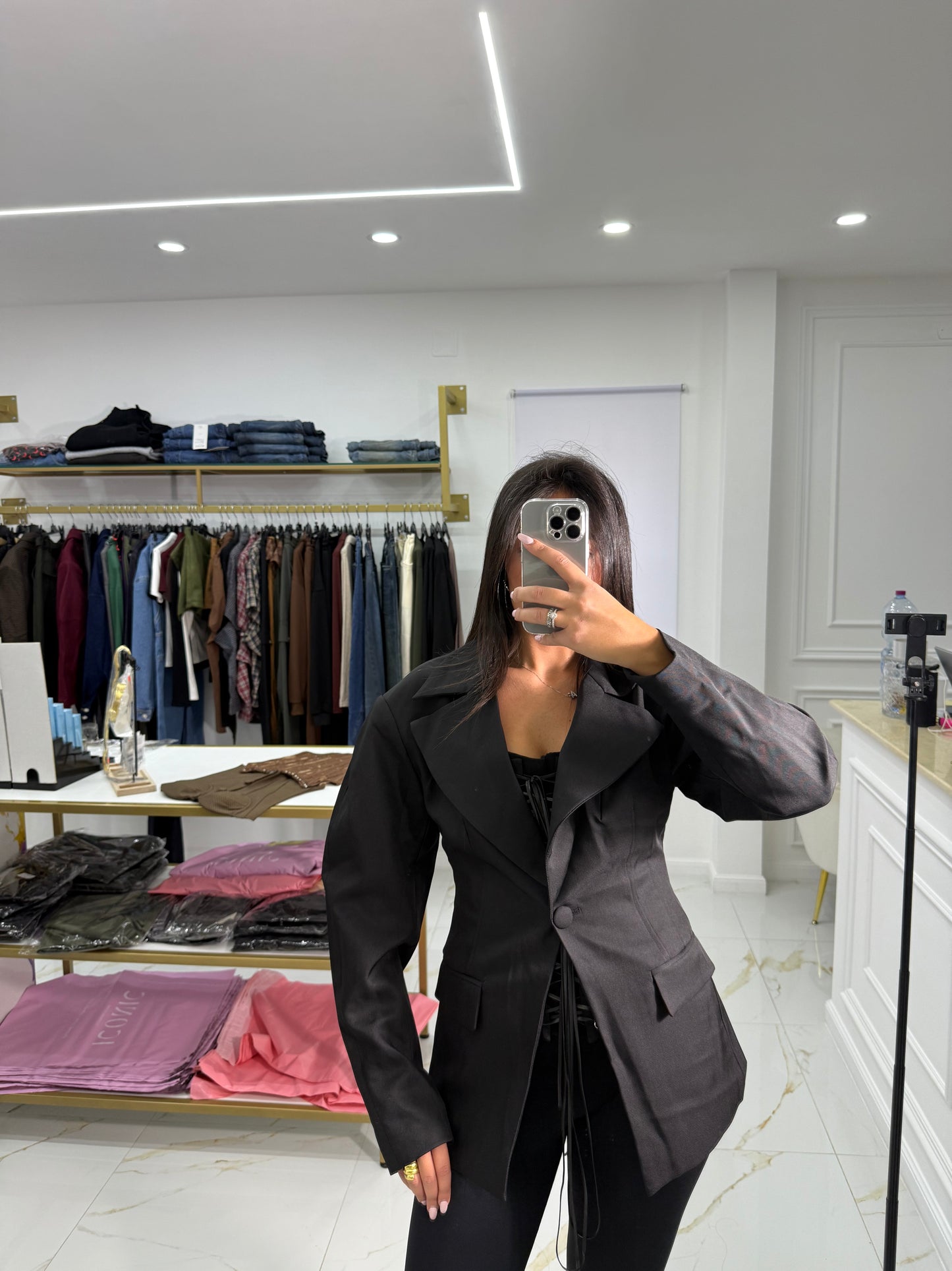 Blazer Sfiancato black
