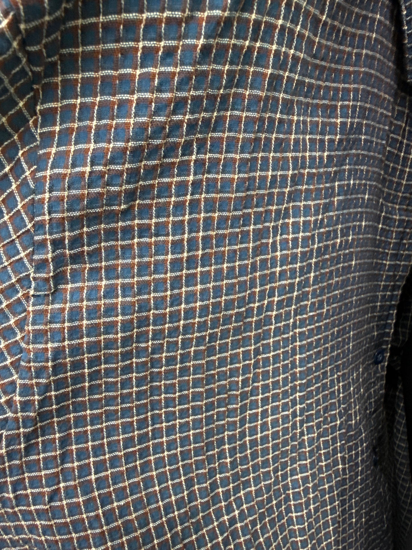 Camicia Quadri Petrolio