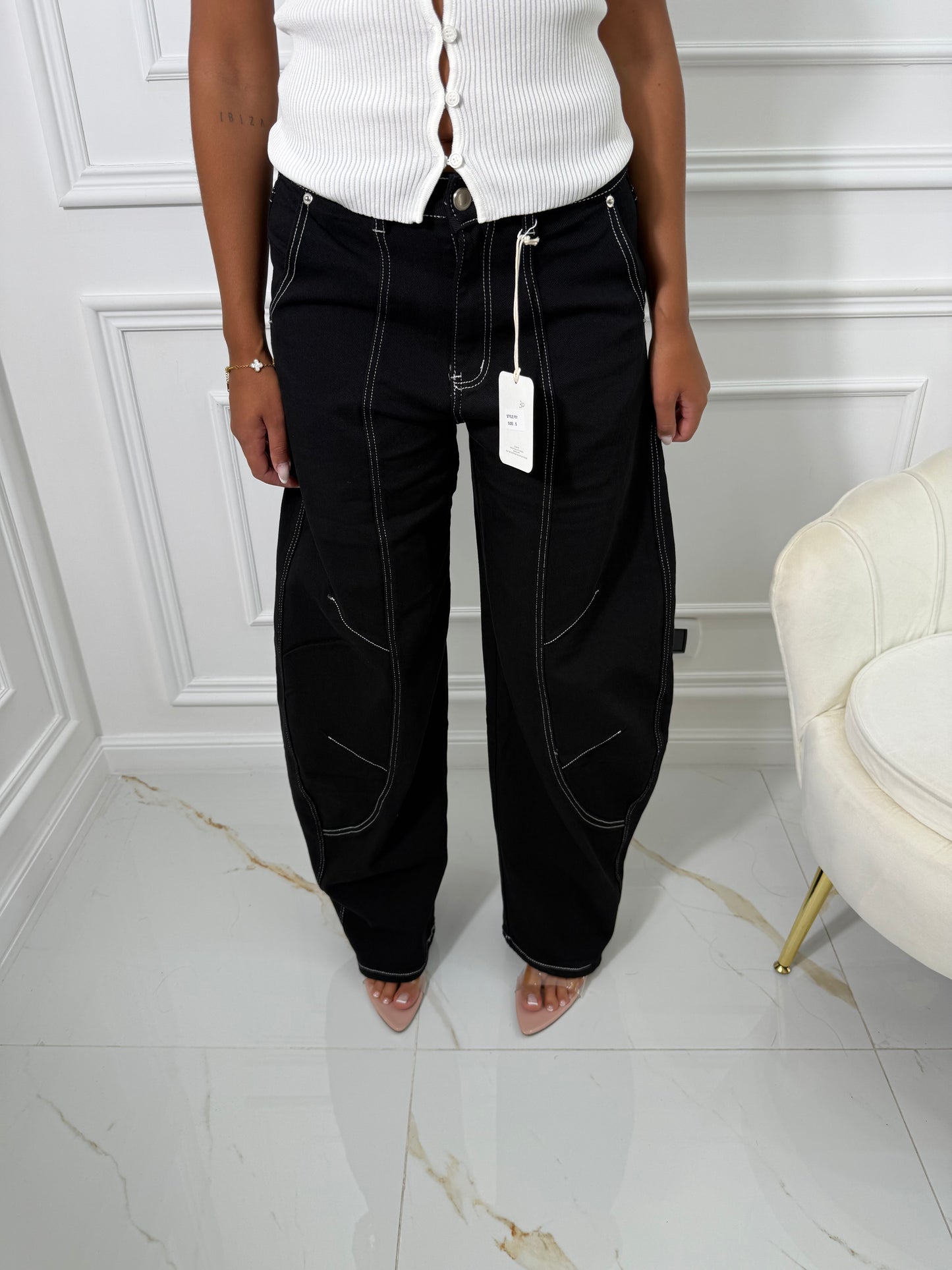 Denim Ballon Black
