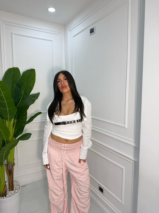COORDINATO CANOTTA + CAMICIA BIANCA