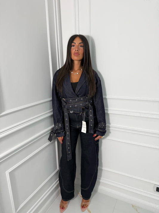 Giacca Denim Cross