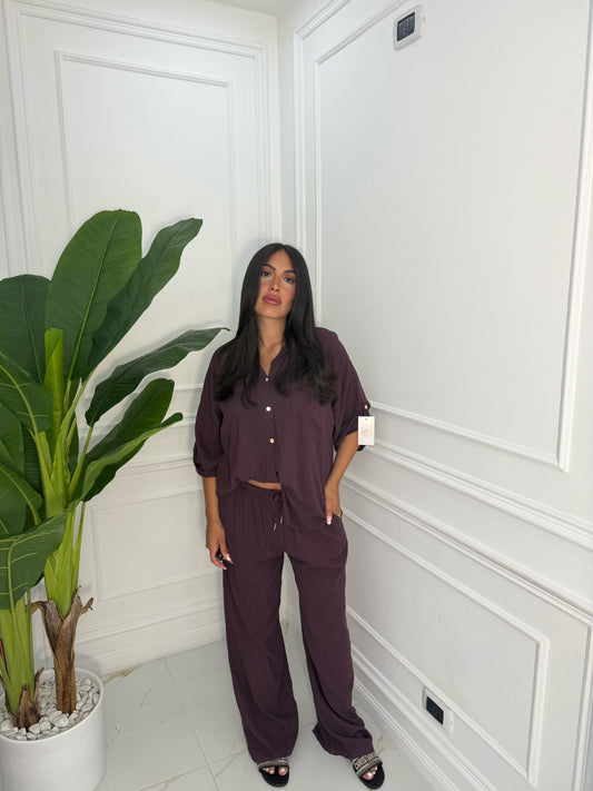 COORDINATO IN LINO