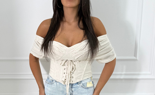 Top Lino Stringato