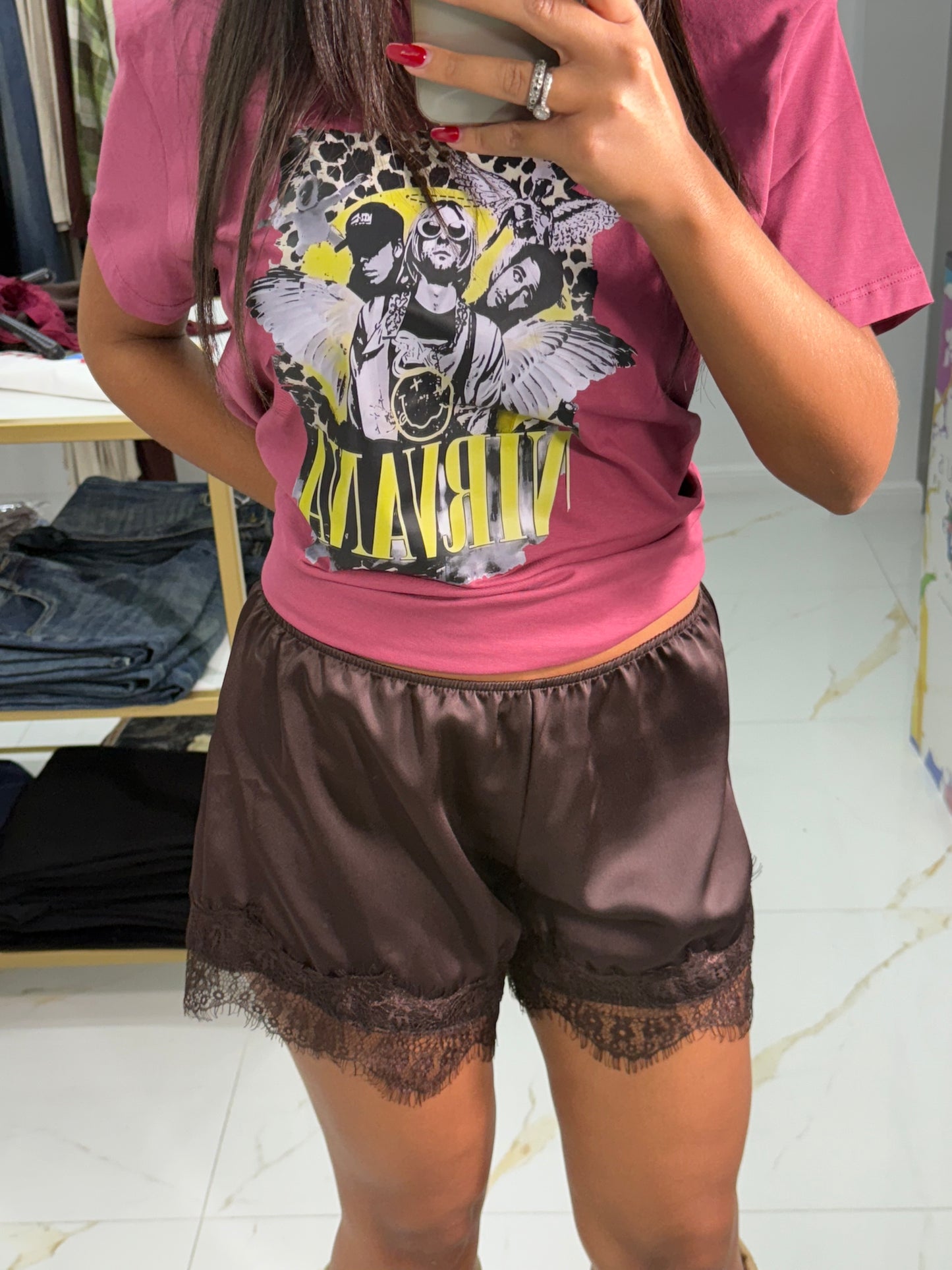 Shorts Saten
