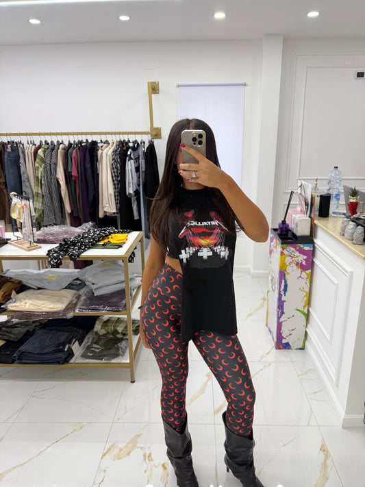 Leggins Marine lune Red