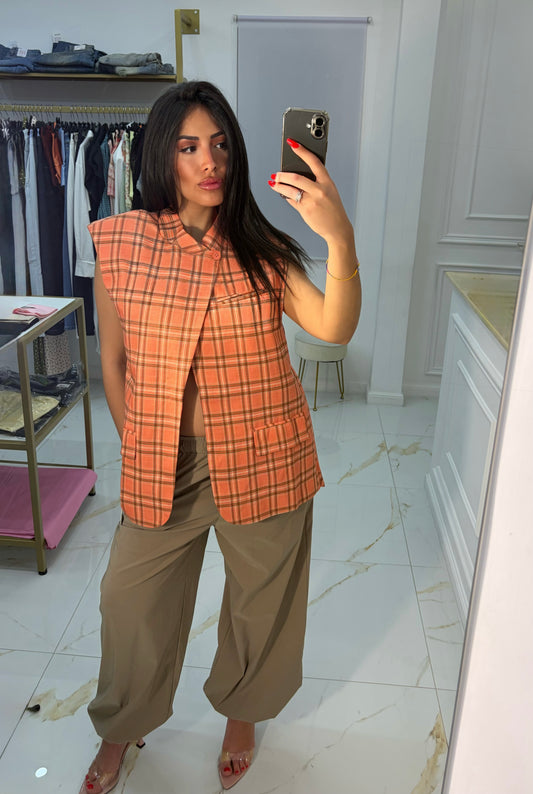 Pantalone Cargo Tortora